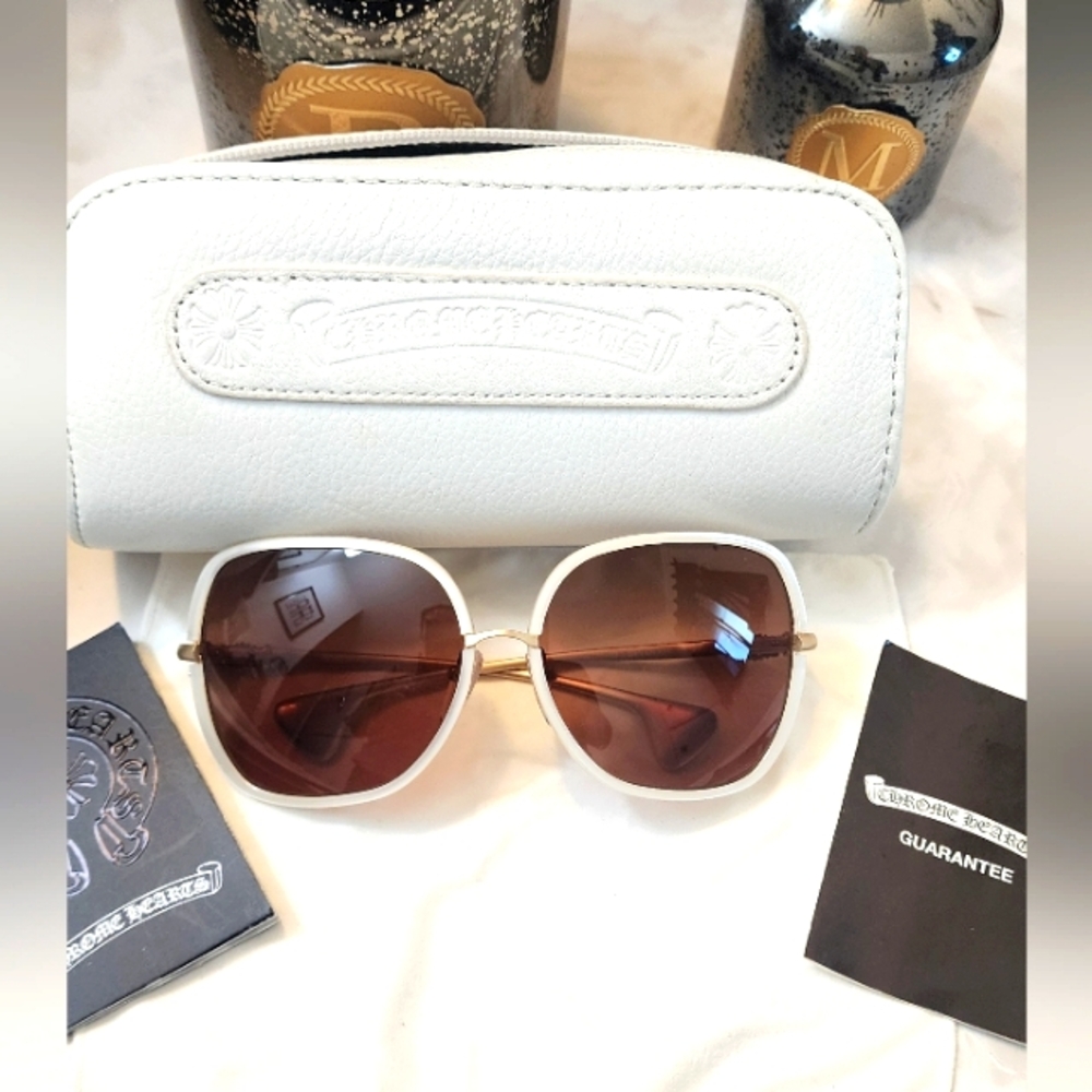 Chrome Hearts Sunglasses SPLOOGE  with Original Leather Case